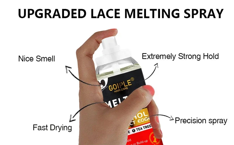 Lace Tint Mousse & Wig Glue Set – Waterproof, Extra Hold Adhesive Foam with Edge Control Hair Wax Stick